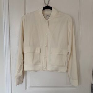 Jason Wu Cream Bomber Jacket